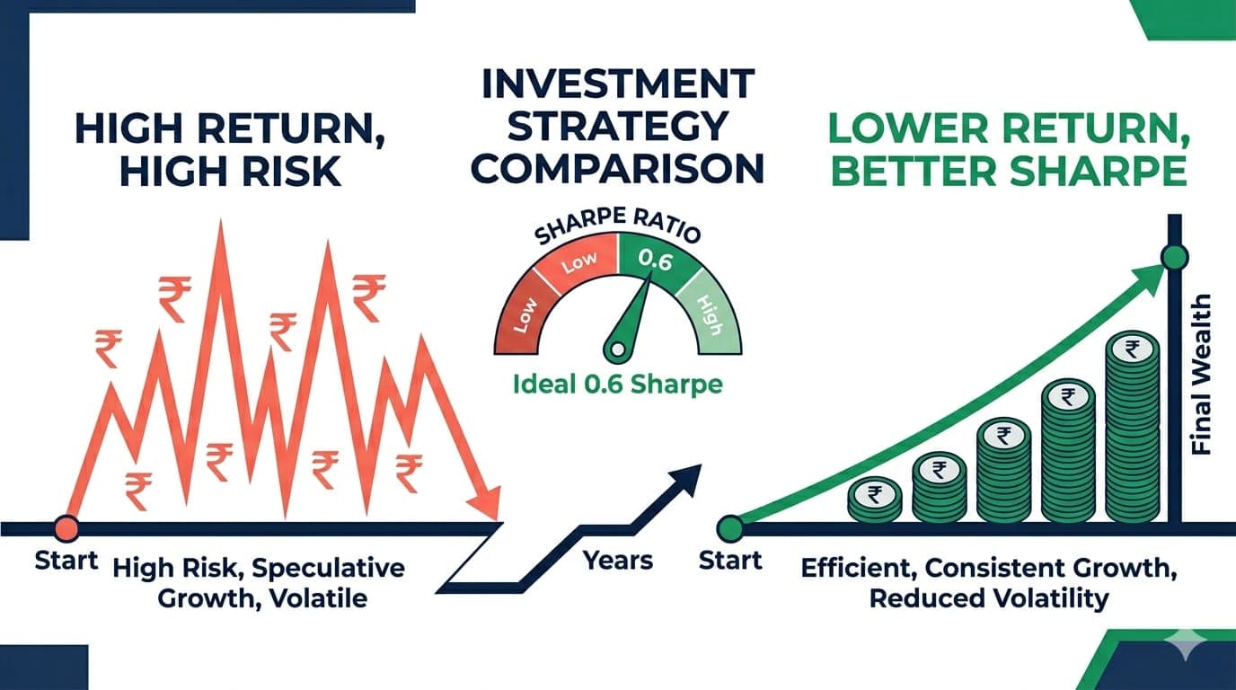 Sharpe ratio explained: the one number that can change how you judge mutual funds